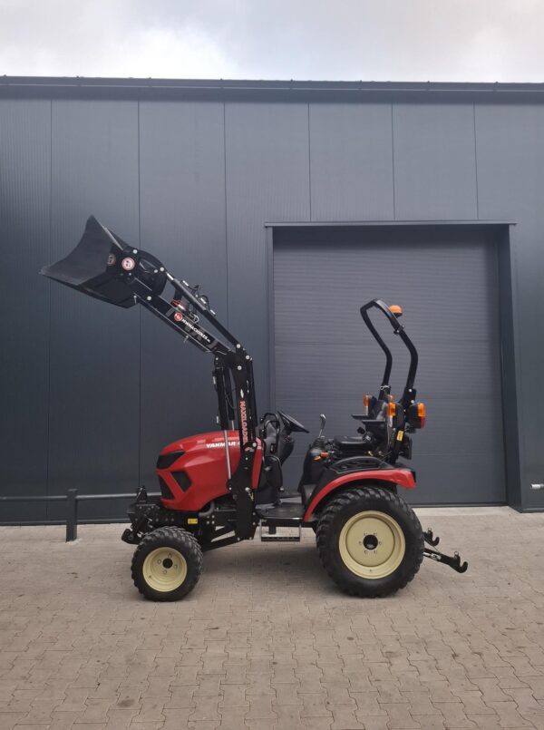 Yanmar SA424 met voorlader en fronthef - Afbeelding 2
