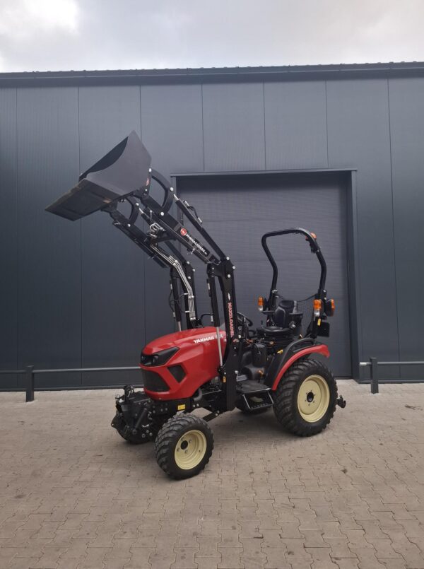 Yanmar SA424 met voorlader en fronthef - Afbeelding 4