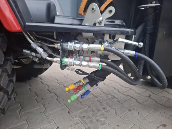 Yanmar SA424 met voorlader en fronthef - Afbeelding 11