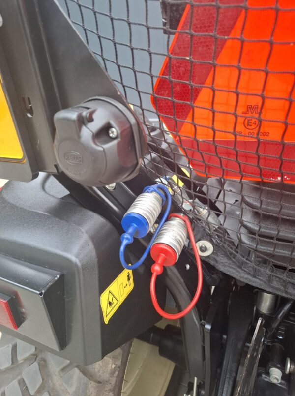 Yanmar SA424 met voorlader en fronthef - Afbeelding 16